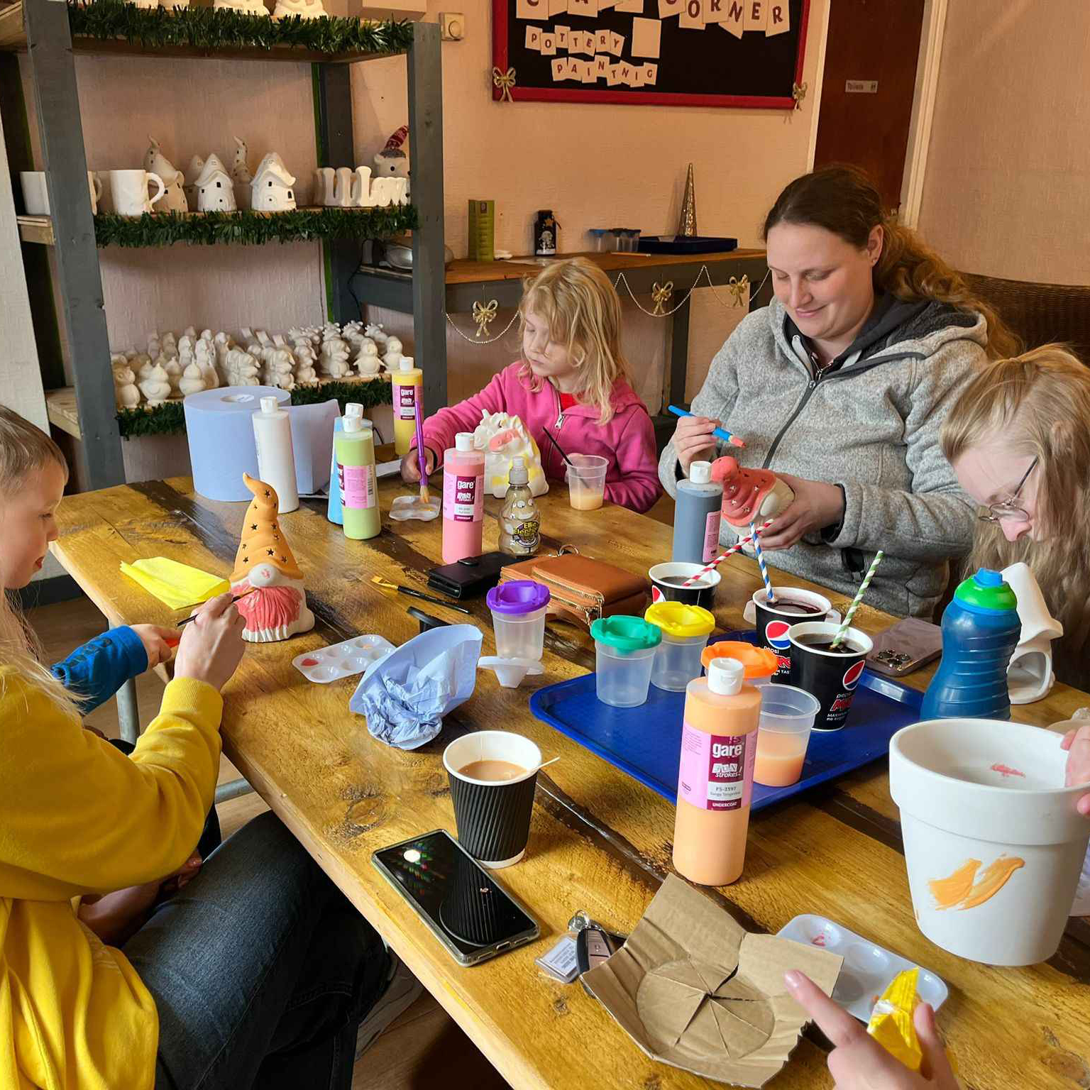 pottery painting at Habberley