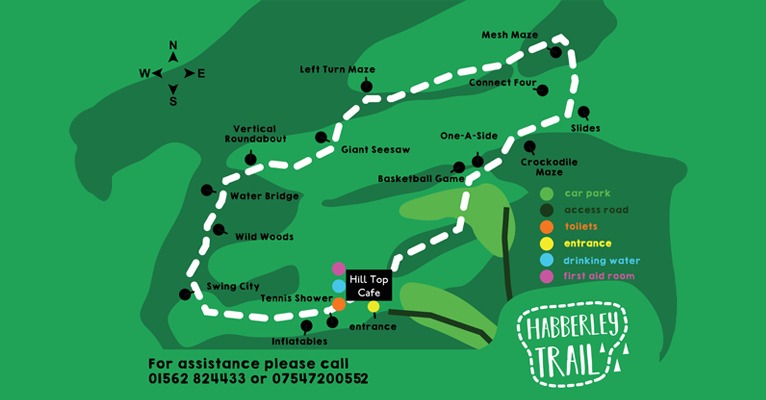 Habberley trail Map