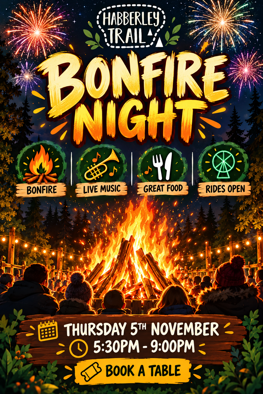 Bonfire Night at Habberley Trail