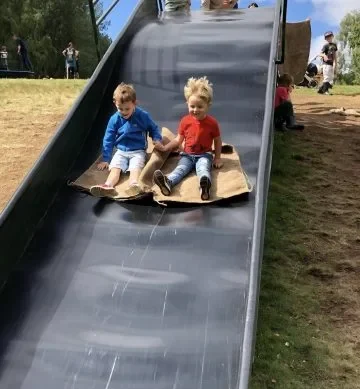 kids slide down Gallery